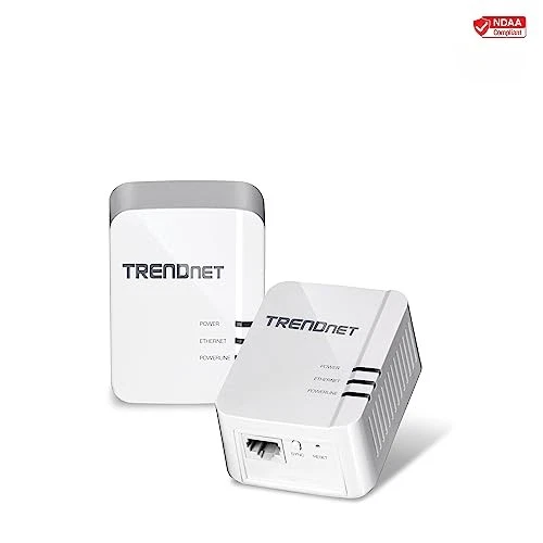 TRENDnet Powerline 1300 AV2 Adapter Kit High Speed Internet Network 2 Adapters - Image 3 of 4