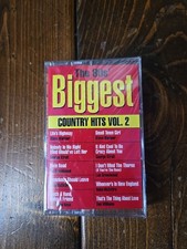 The Biggest Country Hits 80's, Vol. 2 Various Artists Cassette, Jan-1995, MCA 