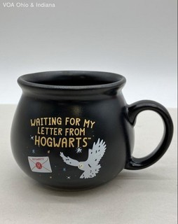 Harry Potter Black Cauldron Coffee Mug "Waiting For My Letter From Hogwarts" Cup