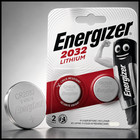 Energizer Pile CR2032 - Lot de 2 Piles Bouton au Lithium 3V