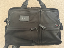 RARE TUMI 26108BH Expandable Nylon Organizer Briefcase Black