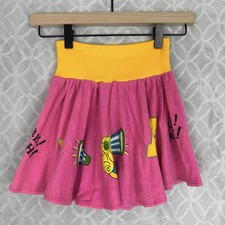 RARE Vtg 80s Mattel Barbie Cheerleading Circle Skirt Girls S Pink 50s Sock Hop
