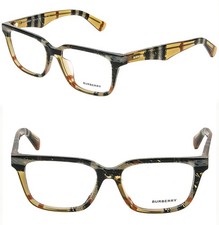 BURBERRY BE2425D Brown Check Classic Print Eyeglasses Optical Frame 54mm 2425