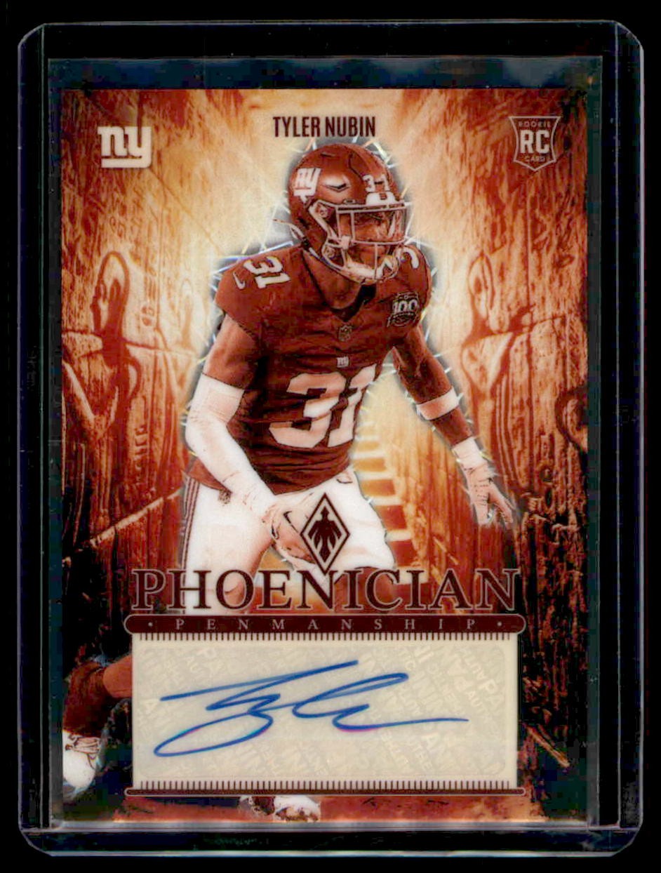 Tyler Nubin Panini Phoenix Phoenician Rookie Penmanship Autographs #PRPTNN Base