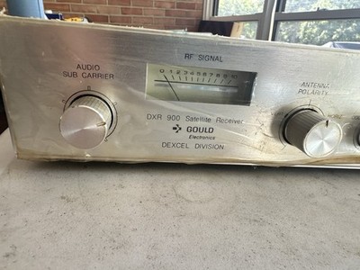 Gould Electronics DXR 900 Analog Satellite Receiver VHF 3/4 Silver 24CH
