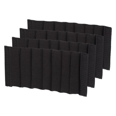 4 x Camera Bag Divider 10''x5'' Shockproof Inserts Separator Pad Lens, Black