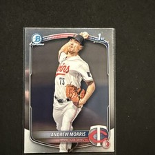 2025 Bowman Chrome Andrew Morris 1st Bowman #BCP-90 Twins