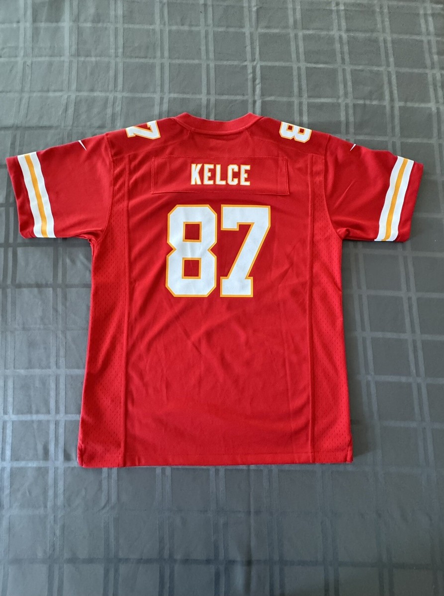 CHIEFS #87 TRAVIS KELCE YOUTH XL SIZED RED JERSEY~ Perfect For
