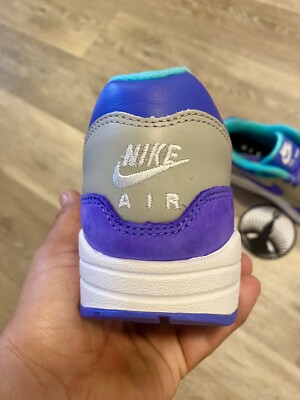 Nike ID Air Max 1 NBY 'Joker' Purple Grey Teal FJ8893-900 Women's
