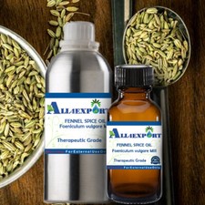 PURE FENNEL SPICE OIL Foeniculum vulgare Mill NATURAL HERBAL FRAGRANCE AROMA