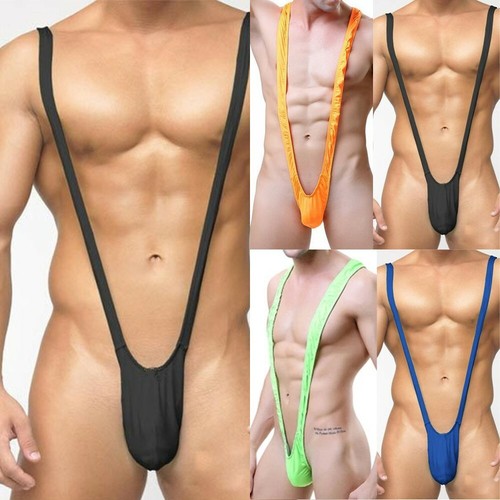 Para Hombre Borat Mankini Playa Traje de Baño Natación Ropa Interior Tanga  suspender Body | eBay