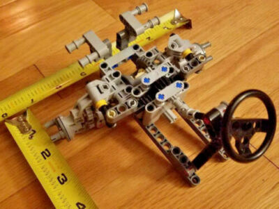 LEGO Technic Solid Front Wheel Drive + Steering servo and wheel - new parts
