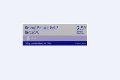 2 x Galderma Benzoyl Peroxide 2.5% Benzac AC 30GM for acne, pimples Pack of 2