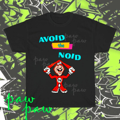 Brand New Avoid the Noid Domino's Pizza Retro logo T-Shirt Funny Size S to 5XL
