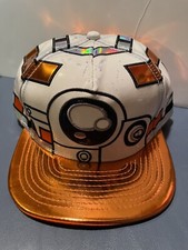 STAR WARS LAST JEDI BB8 SnapBack Adjustable Hat Limited Metallic Cap