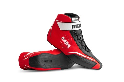 MOMO Corsa Lite Rennstiefel rot FIA 8856-2018 Rennen Rallye Drift Sim eSport
