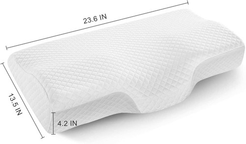Milemont Memory Foam Pillow, Pillows for Sleeping, CertiPUR-US, Standard Size - Picture 11 of 12