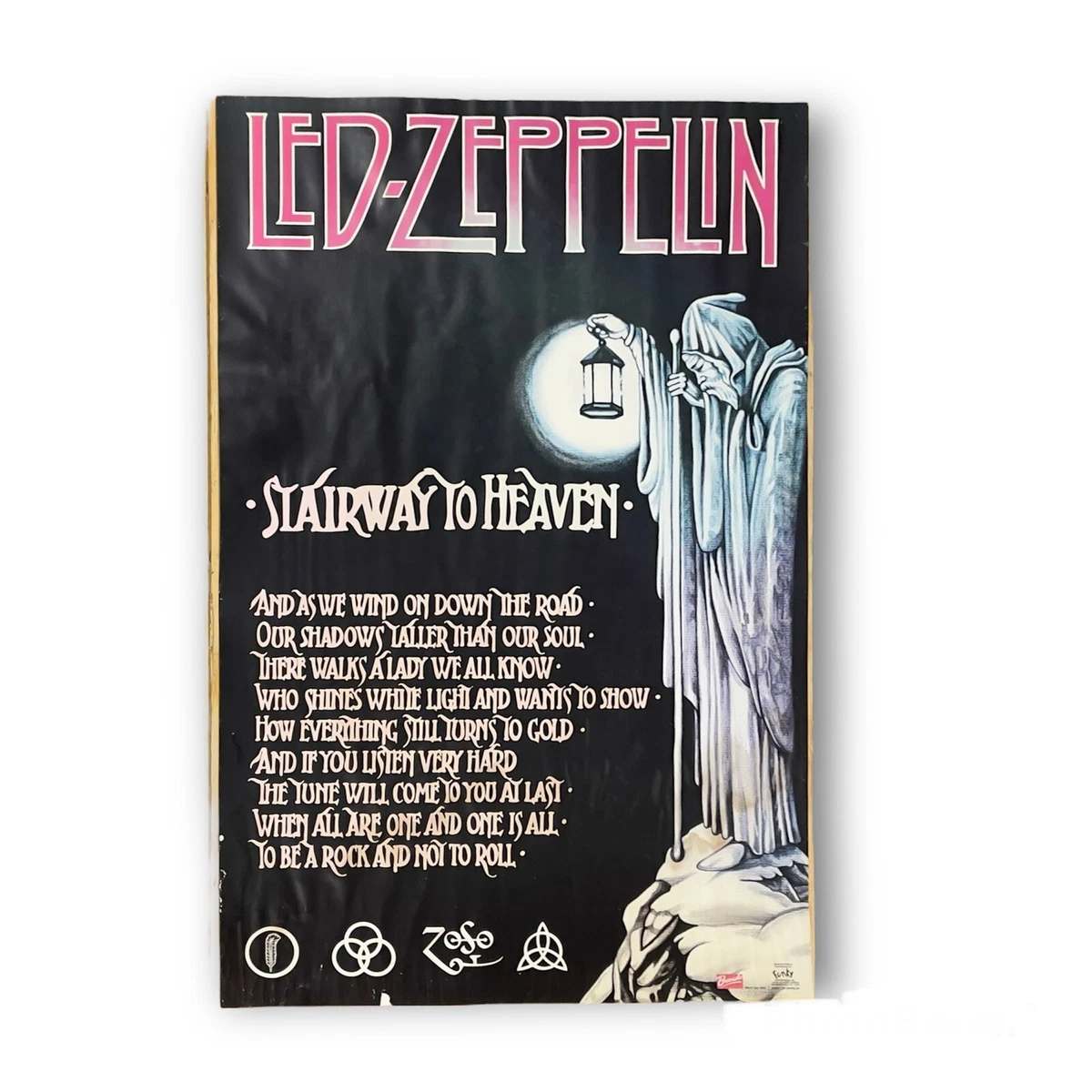 Stairway To Heaven Lyrics Poster