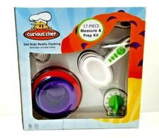 Curious Chef Kids Baking Set 17 Piece Measure  Prep Kit TCC50107 NEW