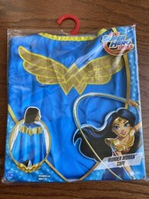 DC Super Hero Girls Wonder Woman Cape Fits Sizes 4-6X Ages 3 