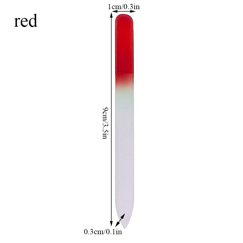 Crystal Glass Nail File Double Side Manicure Pedicure Art Tool Nail File Polish↕ - Image 2 of 4