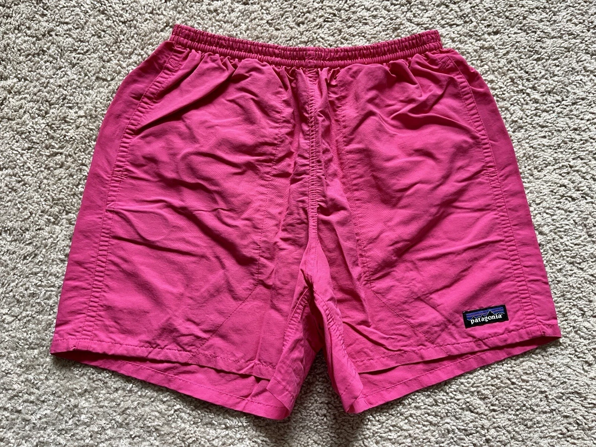Patagonia Baggies Swim Trunks Men's Ultra Pink Shorts Rare Small S Discontinued