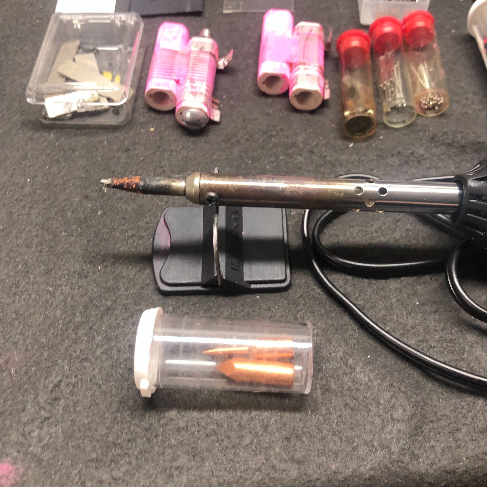 1/24 Slot Car Pit box Tools Tape Soldering Iron Club Racing Blocks