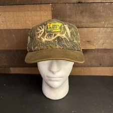Hunting Hat vintage woodwise callmasters camo 80s Distressed Made In USA