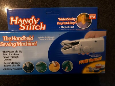 Handheld Mini Sewing Machine Portable Handy Stitch Single-Hand Operation DIY os1