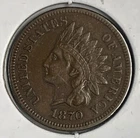 1870 Indian Head Cent, AU  (6792)