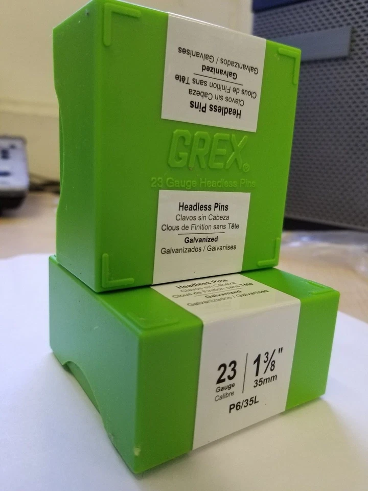 Grex 23 Gauge Headless Micro Pins P6/35L 1-3/8" Inch 10,000 Per Box ( 1 BOX ) - Image 2 of 4