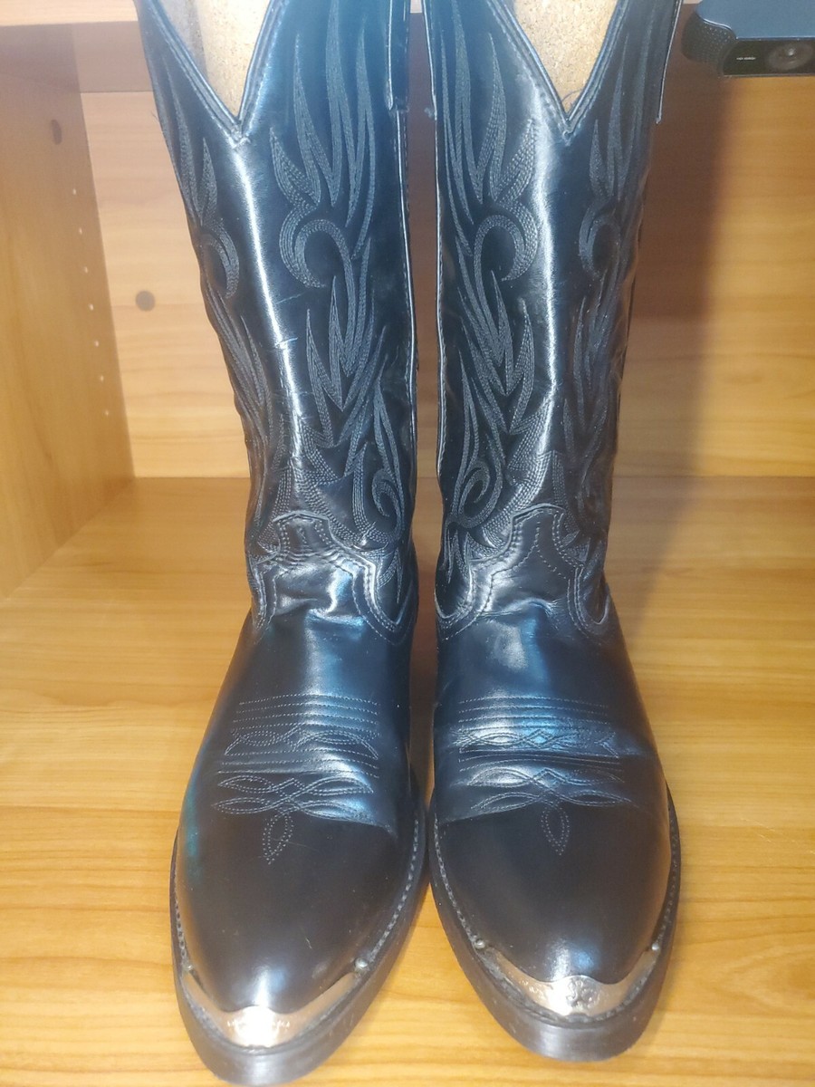 Mens Laredo McComb Black Boots (size 12 EW) Laredo Mens McComb Western Boots– StateLineTack main image 4
