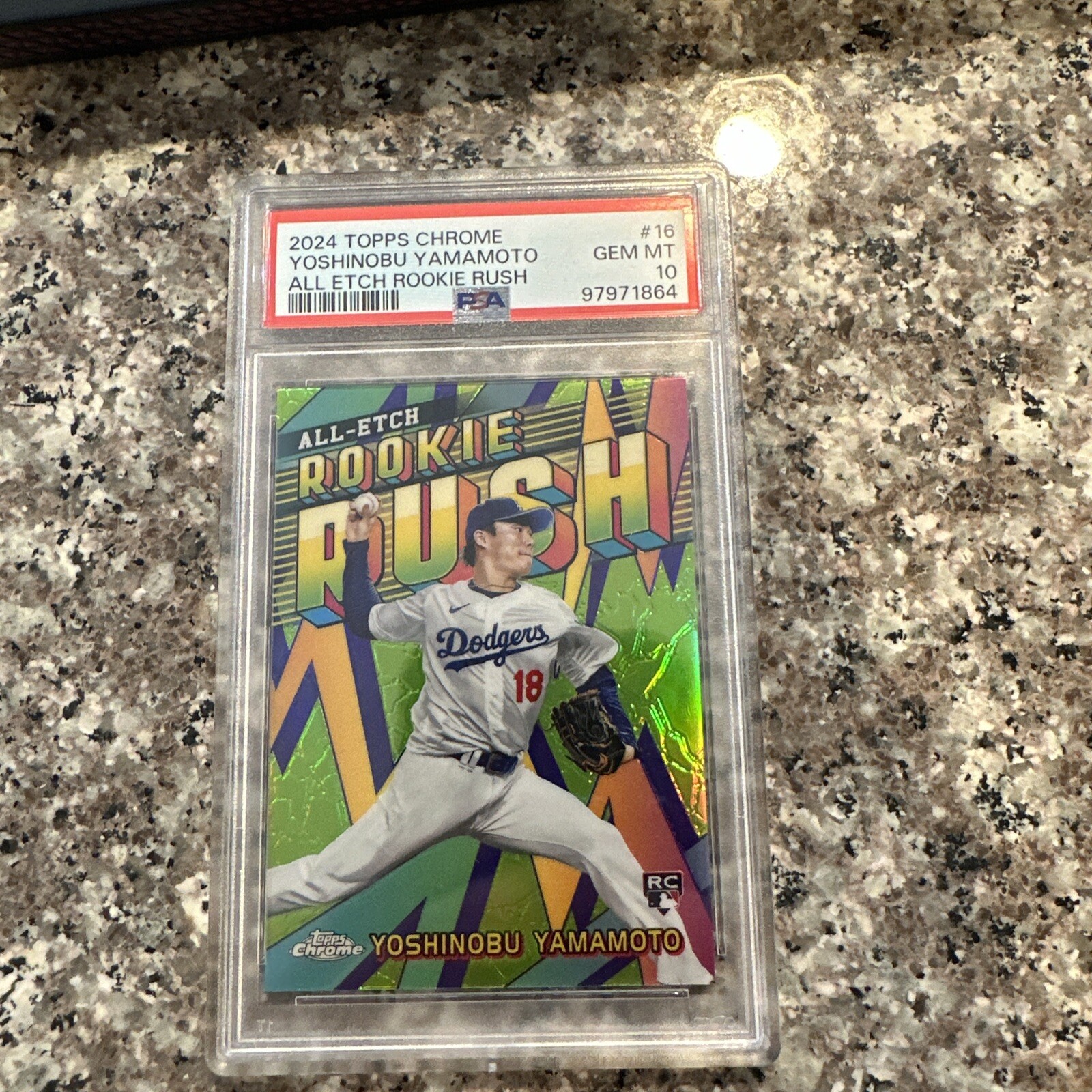 Yoshinobu Yamamoto 2024 Topps Chrome #CERR-16 Chrome All Yoshinobu Yamamoto 2024 Topps Chrome #CERR-16 Chrome All