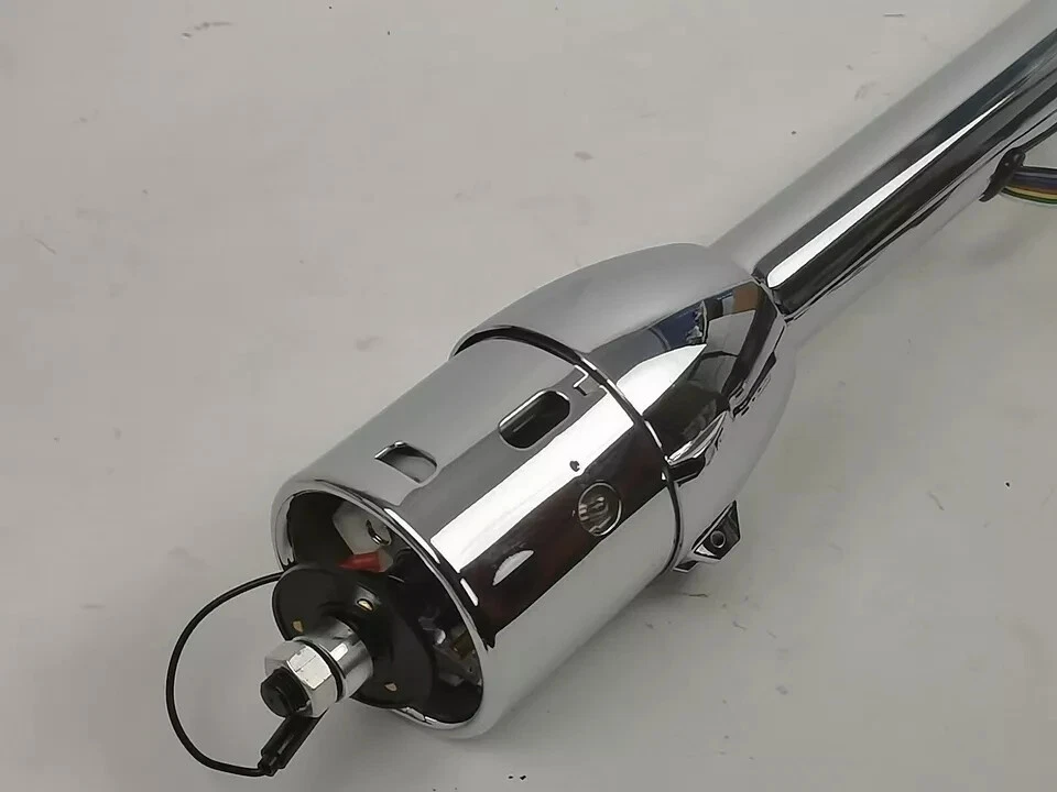 1960-72 Chevy C10 C20 GMC caminhão 33"" inclinação coluna de direção automática câmbio cromado - Imagem 3 de 4