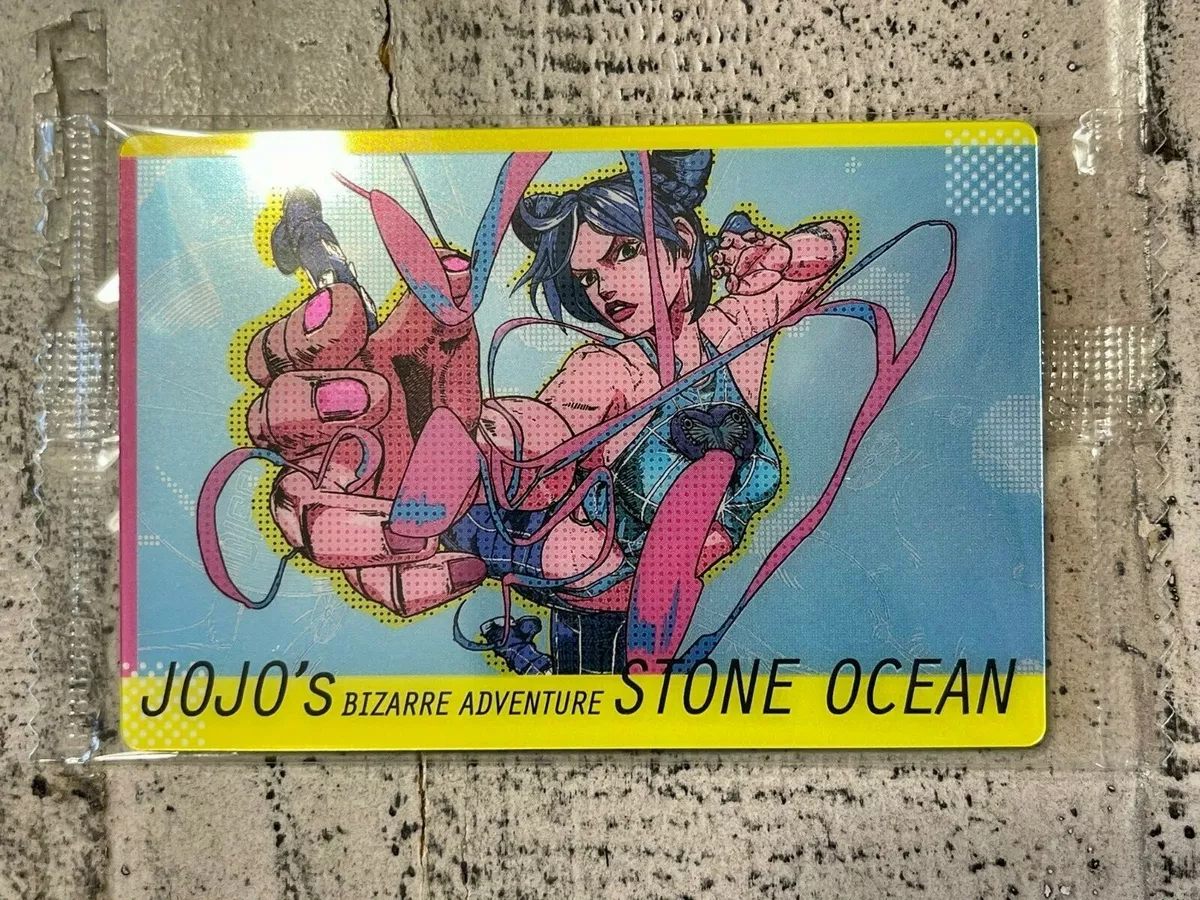 JoJo's Bizarre Adventure Stone Ocean Wafer Card Jolyne Cujoh Opening 2  Scene OP