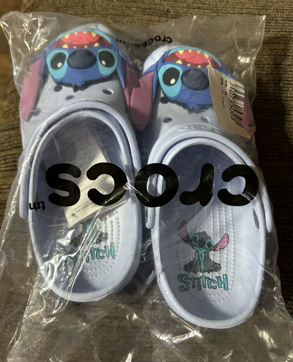 Kids Crocs Stitch Disney Original Classic Clog Brand New Children