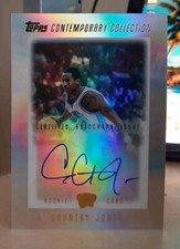 2003-04 Topps Contemporary Collection /499 Dahntay Jones #28 Rookie Auto RC DUKE