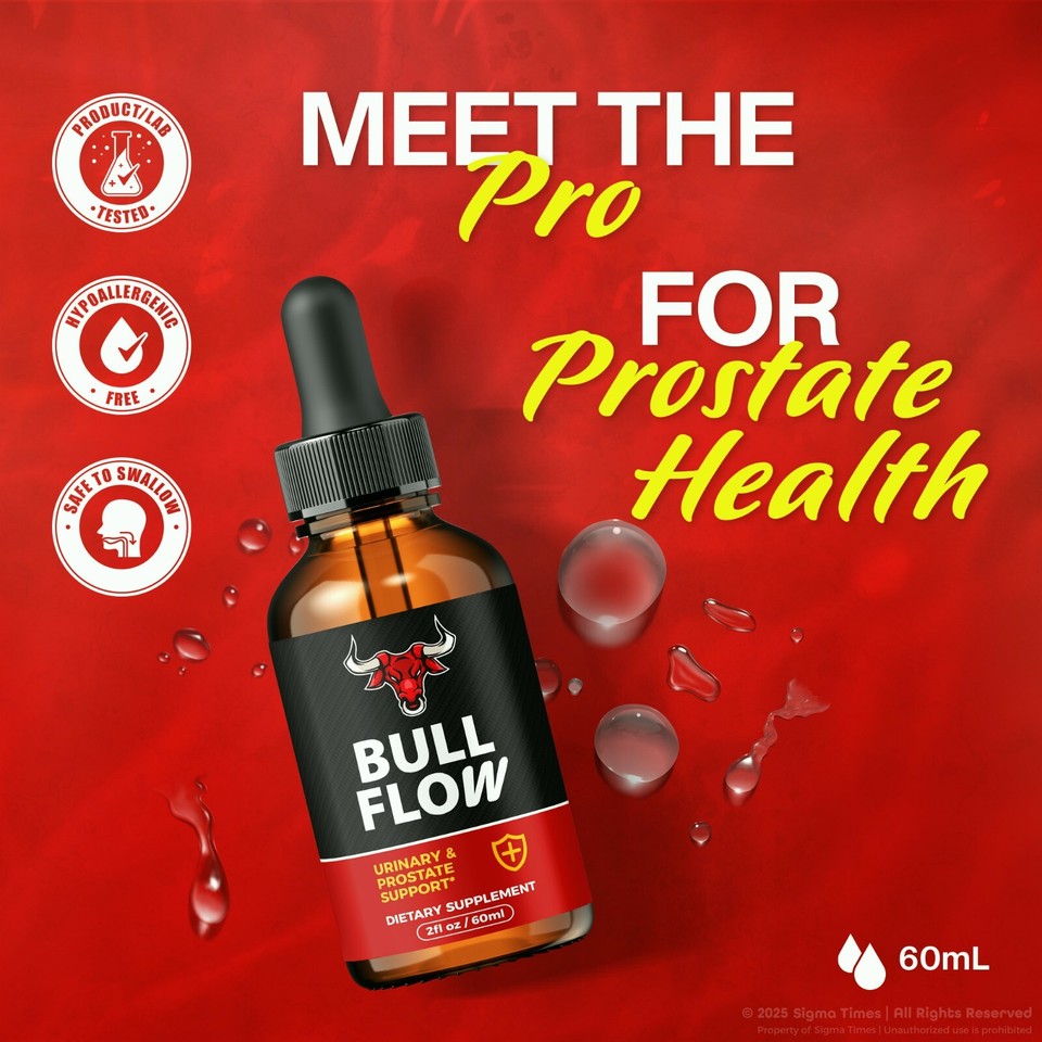 Bullflow Bull Flow for Prostate, Advanced BullFlow Drops for Men - 3 Pack | eBay
