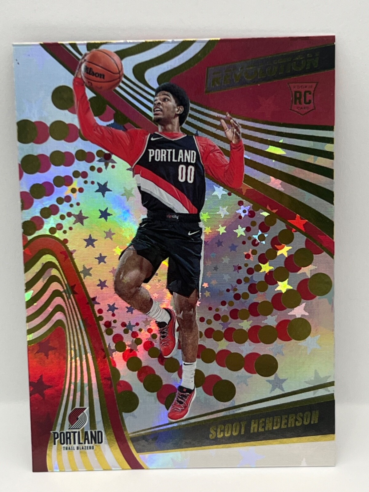 2023-24 Panini Revolution Scoot Henderson #109 ASTRO Rookie RC Trail Blazers