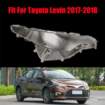 1Pcs Headlight Headlamp Clear Lens Right Cover Fit For Toyota Levin 2017-2018