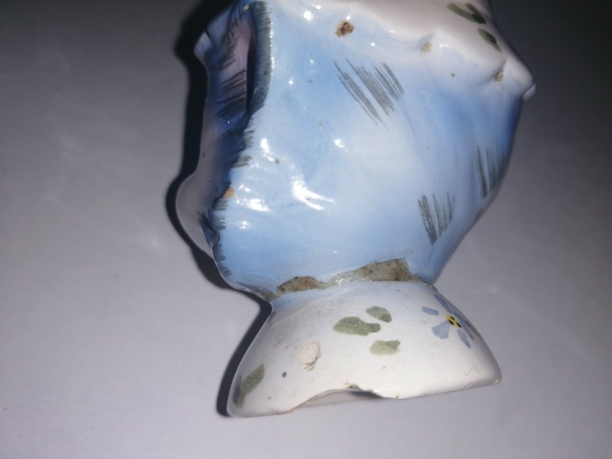 Lefton miss priss kitty Salt Pepper Antique No Stoppers very old