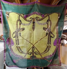 Vintage Collection 18 Equestrian Theme 36 Inch Square Scarf