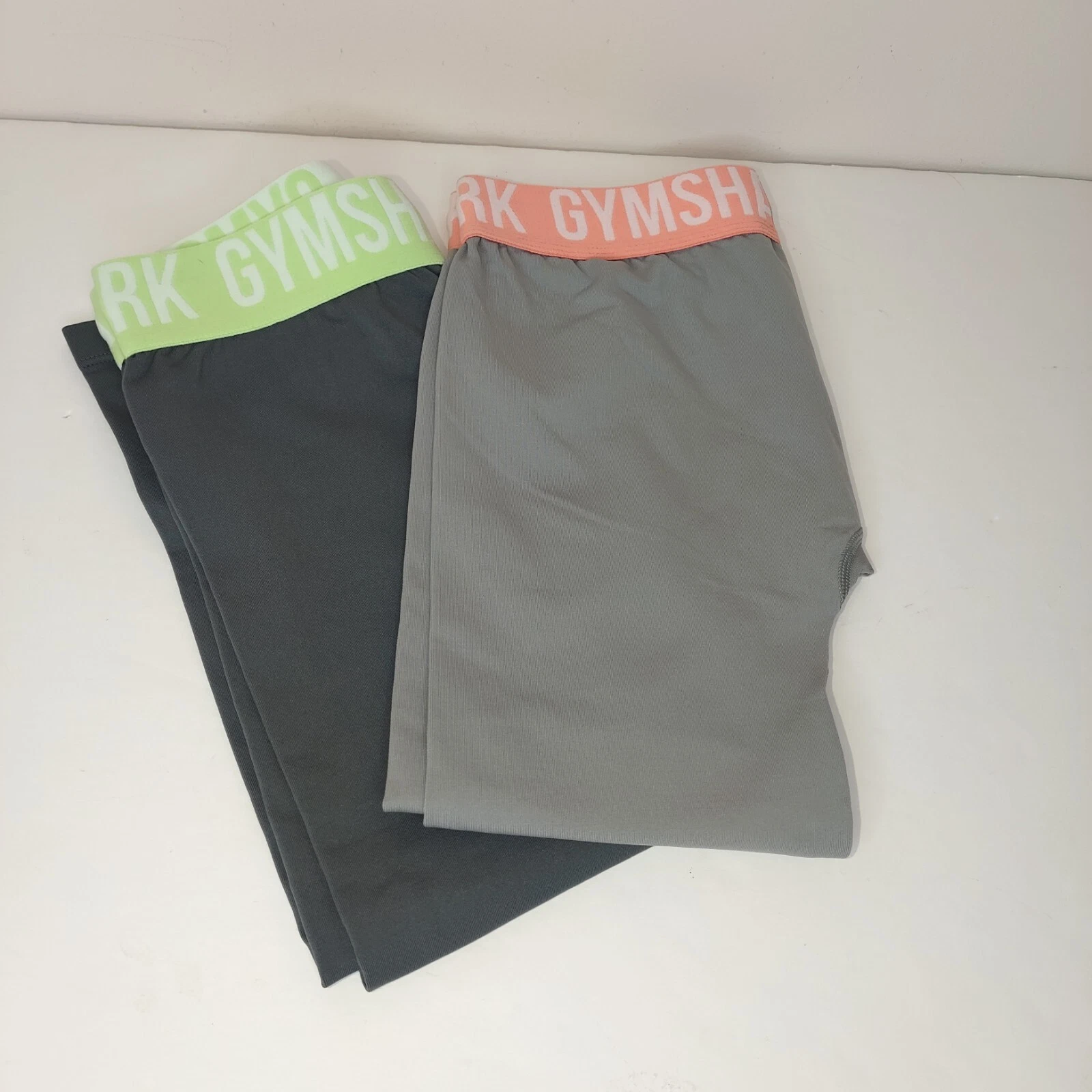 gymshark yoga lot of two dark light shorts