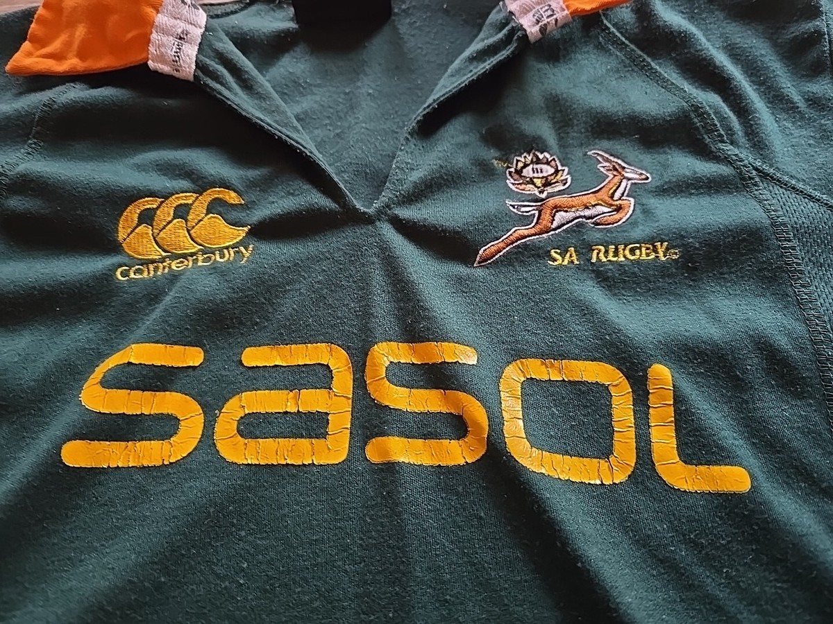 Maillot vintage Afrique du Sud Springboks Rugby Canterbury