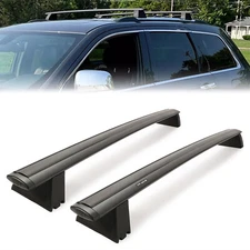 Roof Rack Cross Bar Luggage Carrier For Jeep Grand Cherokee 11-22 W/ Side Rails