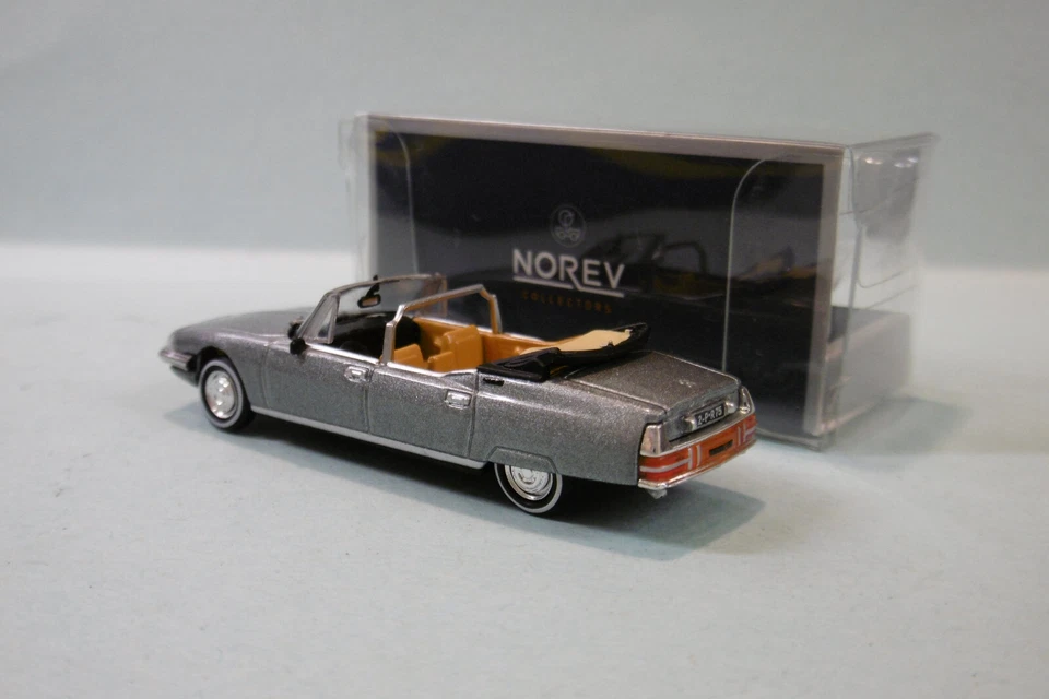 Norev - CITROEN SM Présidentielle 1972 gris métallisé réf. 158704 Neuf HO 1/87 - Photo 2/2