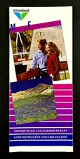 1984 Snowbird Ski Summer Resort Utah Vintage Skiing Lodge Rates Travel Brochure