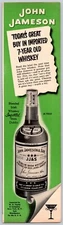 1952 Print Ad John Jameson & Son JJ &S & Year Old Whiskey Imported from Dublin