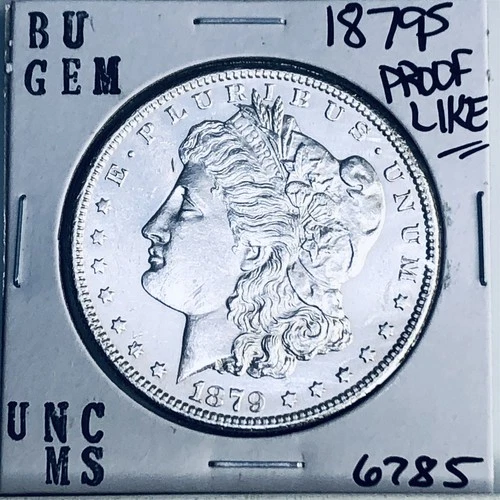 1879 S BU GEM MORGAN SILVER DOLLAR UNC MS+++ U.S. MINT RARE COIN 6785