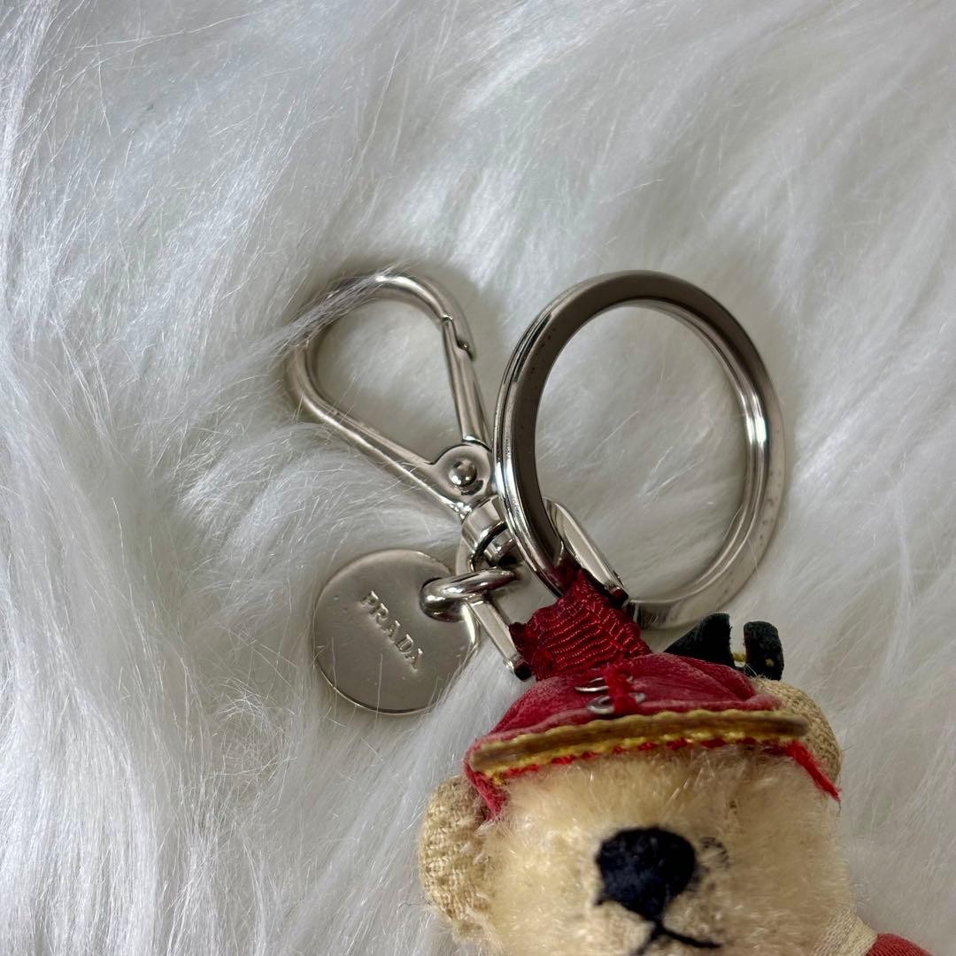 Prada Bear Charm 2008 Beijing Olympics Limited Keychain Used AB thumbnail 5
